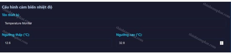 cài đặt bhhuf trừ chênh lệch nhiệt độ